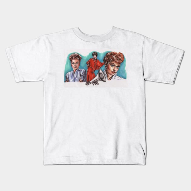 We Love That Redhead! Kids T-Shirt by xandra-homes